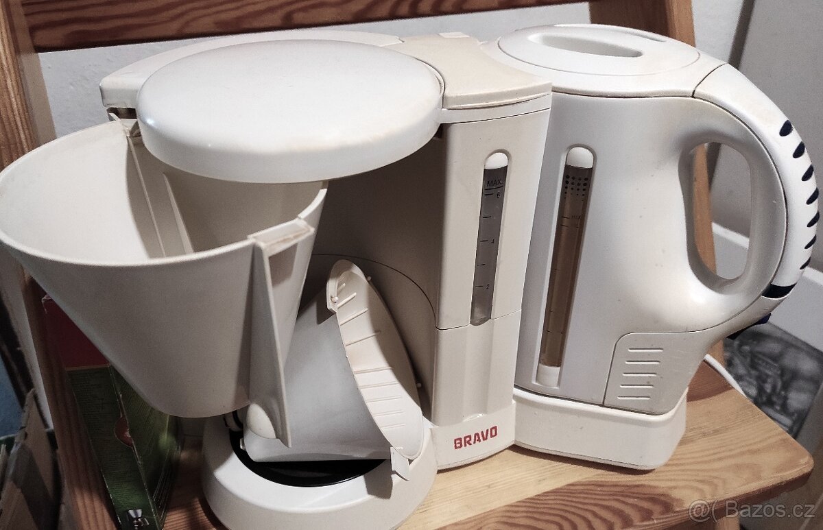Kávovar+konvice, 2v1, Bravo - 4