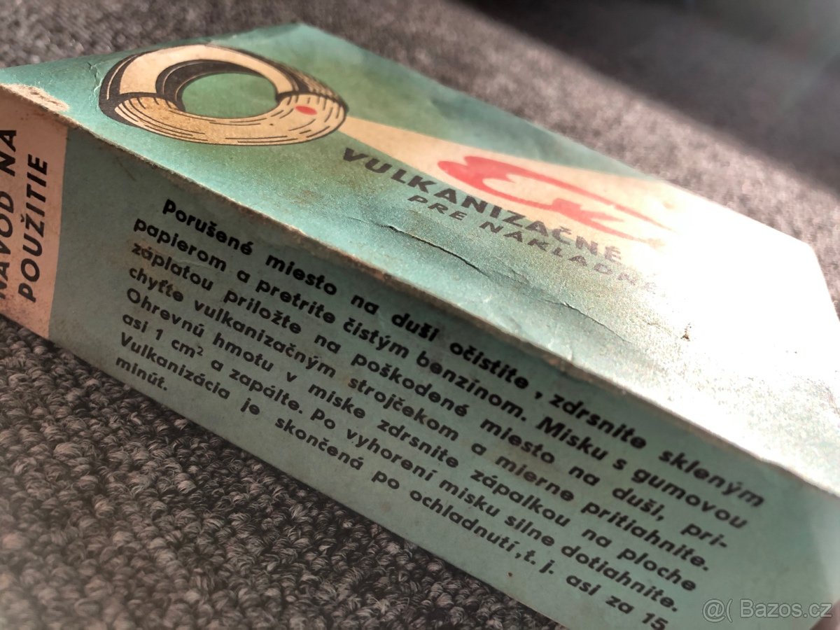 Retro balení krabička Vulkanizační sada Exo - 4
