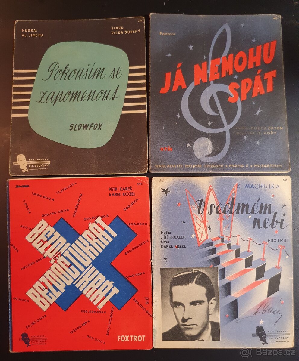 Sběratelské notové dvojlisty - 4