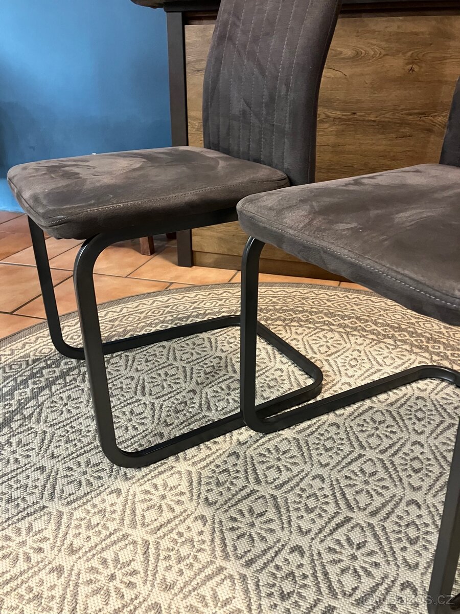 Moderní jídelní židle 6 kusů - 4