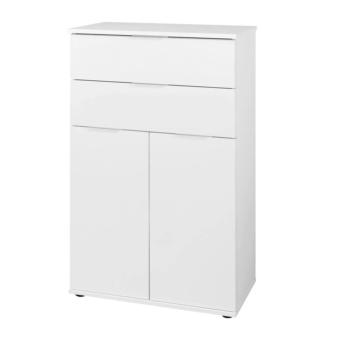 Komoda se 2 zásuvkami a 2 dvířky 25,4 x 50 x 190,5 cm nová - 4