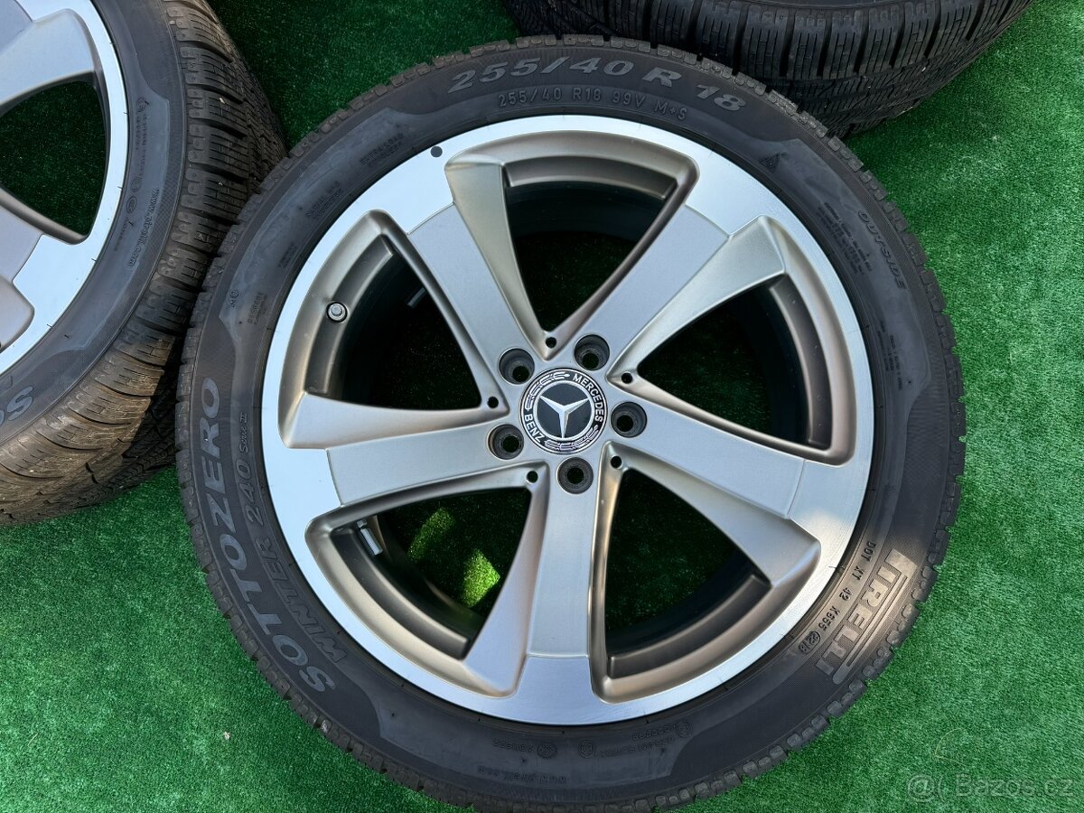 Originál alu kola Mercedes SL 5x112 R18 zimní - 4