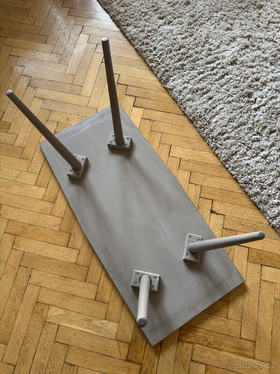 Retro vintage konferenční stolek - 4