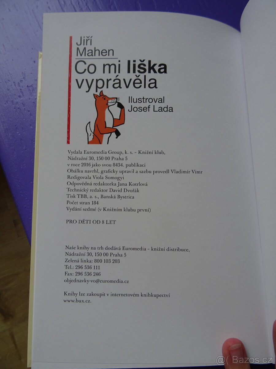 Kniha Co mi liška vyprávěla - Jiří Mahen - 4
