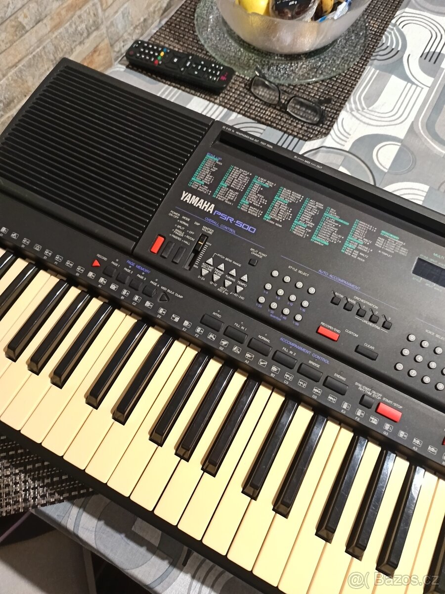 Prodám klávesy Yamaha PSR -500. - 4