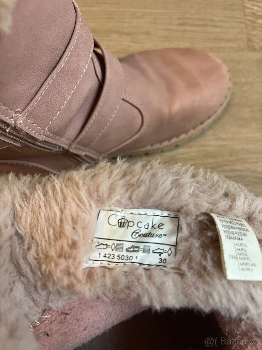 Zimní boty s kožíškem vel. 30 - 4