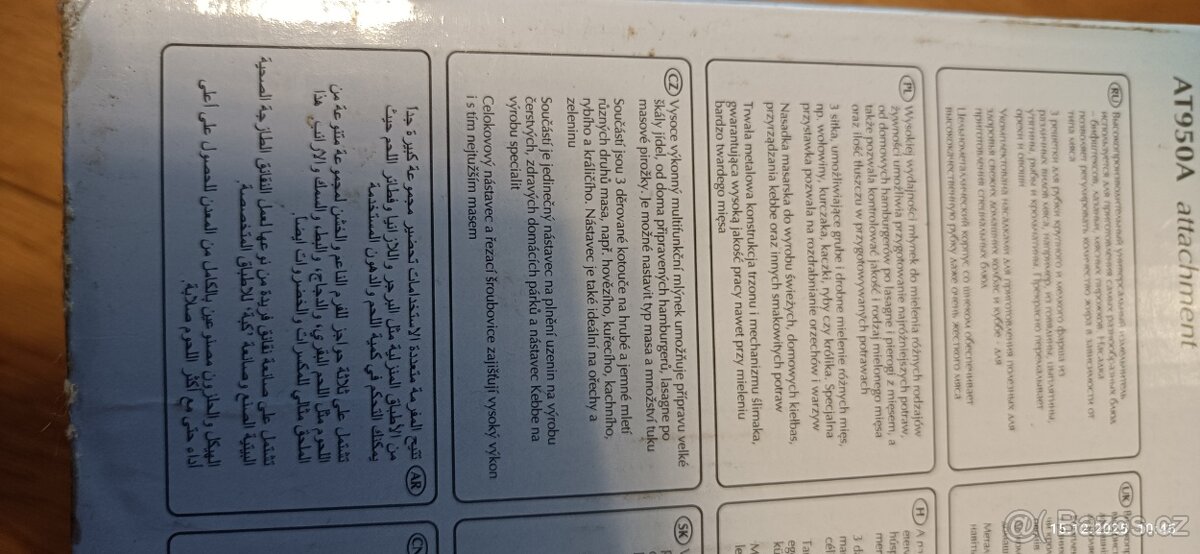 Příslušenství k robotu KENWOOD CHEF MAJOR - 4