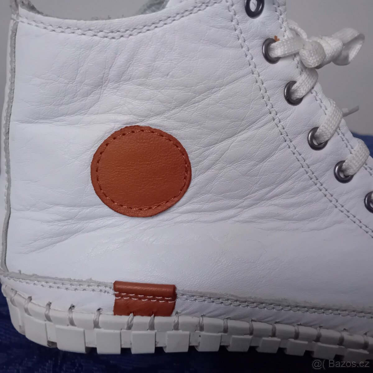 dámské sport. kožené tenisky vel. 38 zn. gemini - 4