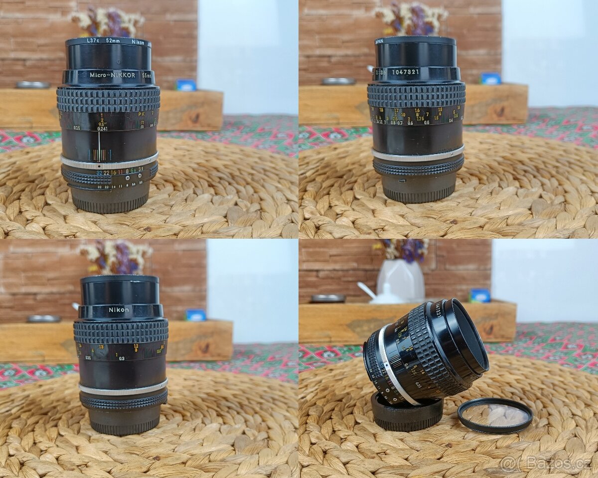 Objektiv pro Nikon: Micro-Nikkor 55 mm f/3.5 v pre-AI - 4