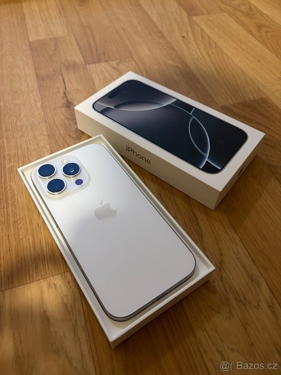 Apple iPhone 16 Pro 128GB bílý - 4
