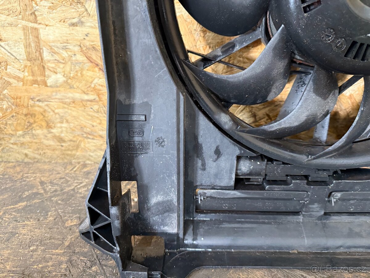 VENTILÁTOR CHLADIČE AUDI A8 D3 4.0 TDI 4E0121205B - 4