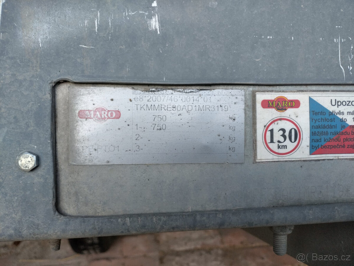 Prodám přívěsný vozík za auto. Autovlek - 4