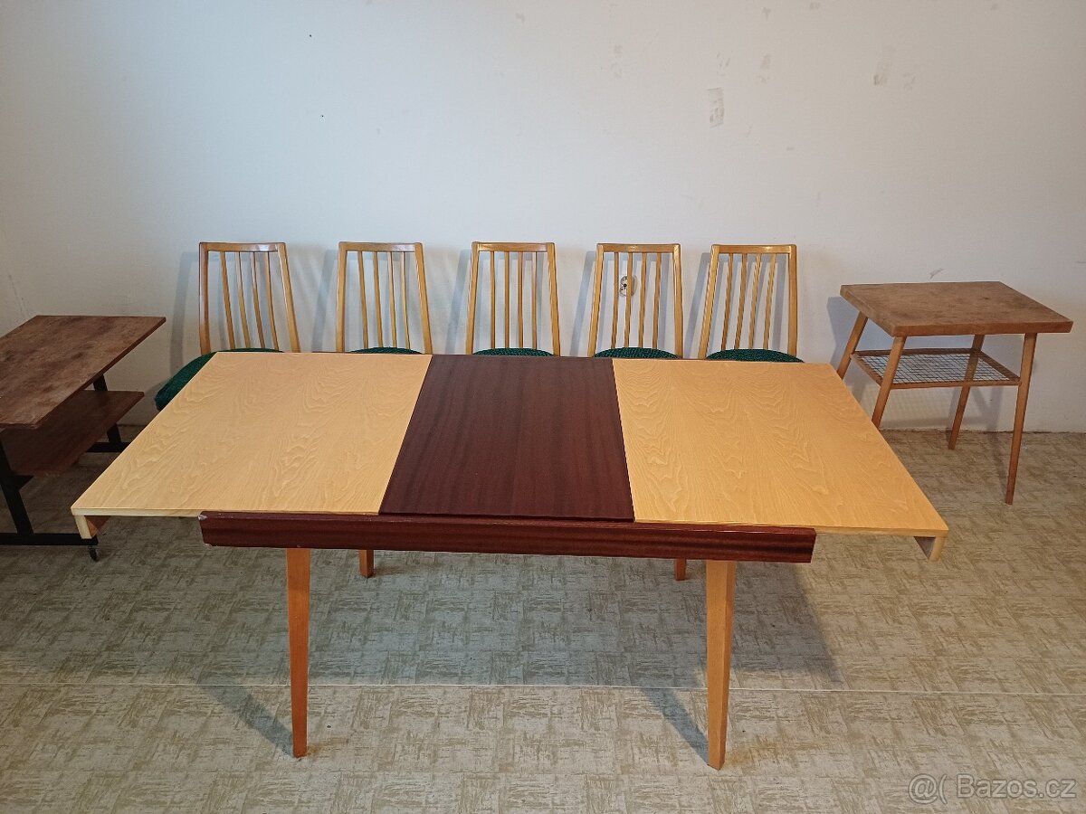 stůl Jitona rozkládací 70. léta - 4