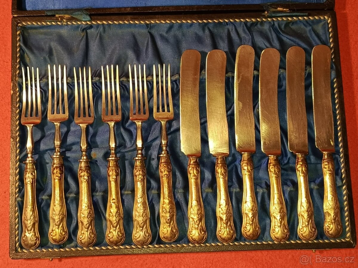 Stříbrné příbory - cena za komplet - 4