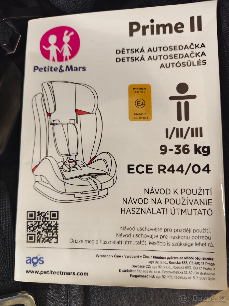 dětská autosedačka Petite&Mars Prime II - 4