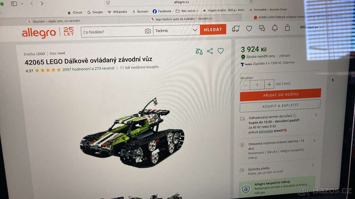 Lego závodní na dálkové ovládání - 4