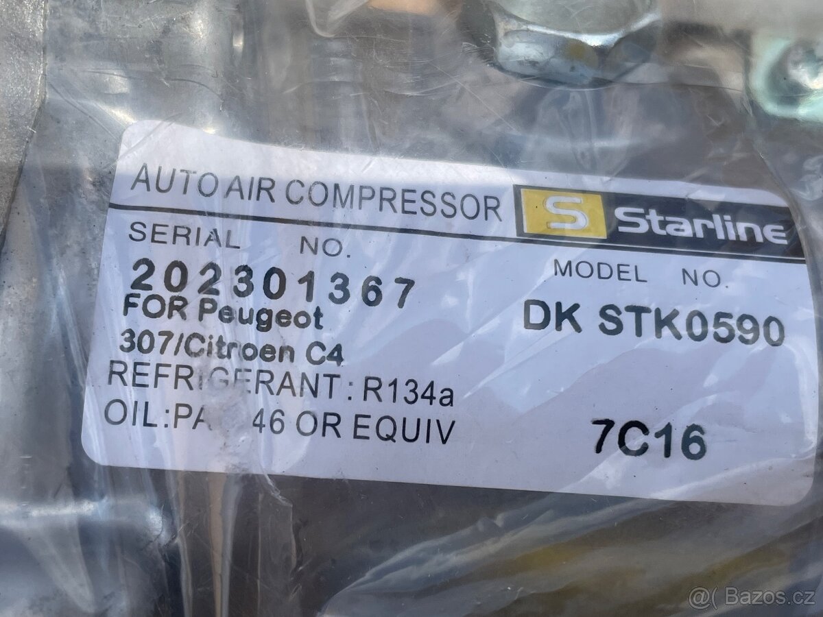 Nový klima kompresor na Peugeot 307 a Citroen C4 - 4