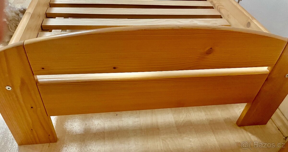 Dřevěná postel 90x200 - 4