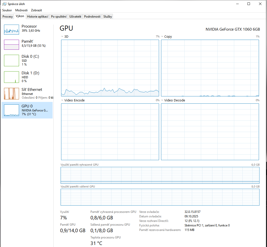 Prodám herní počítač GTX 1060 6GB - 4