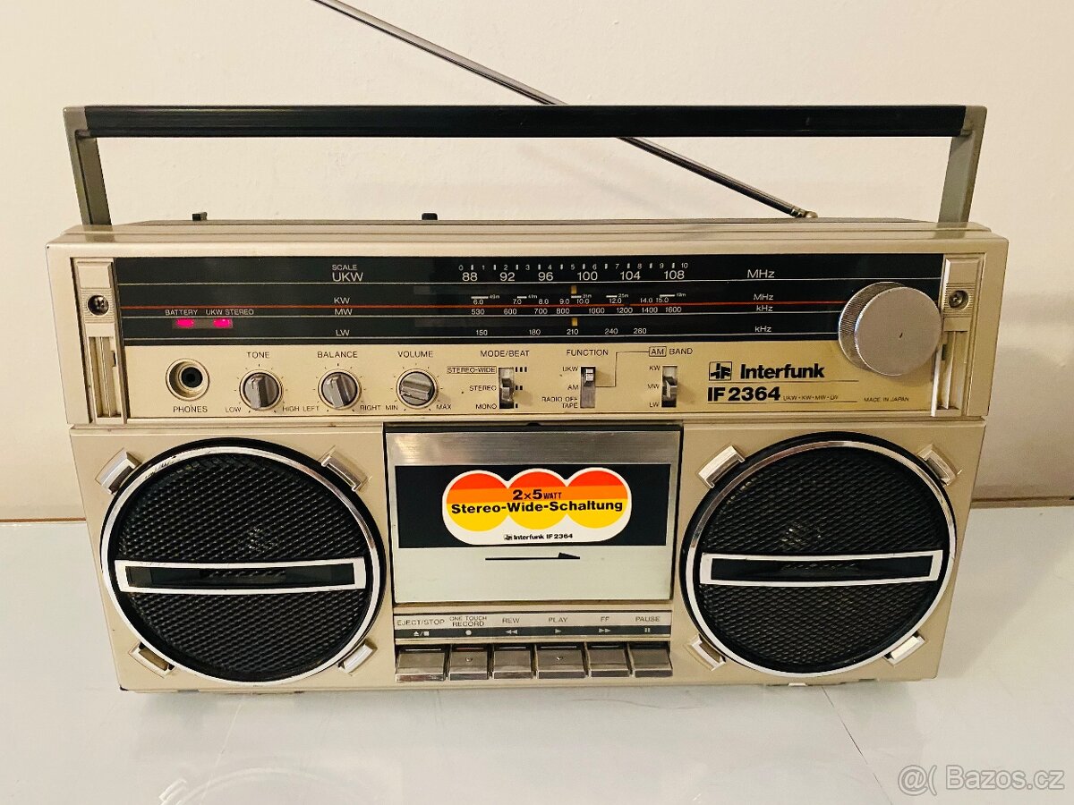 Radiomagnetofon Interfunk IF 2364, rok 1984 - 4