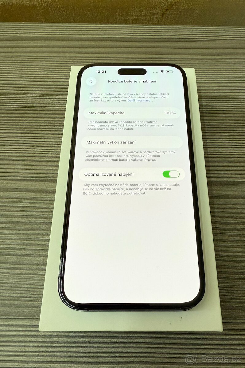 Apple iPhone 14 Pro Max 256GB černý, komplet, baterie 100% - 4