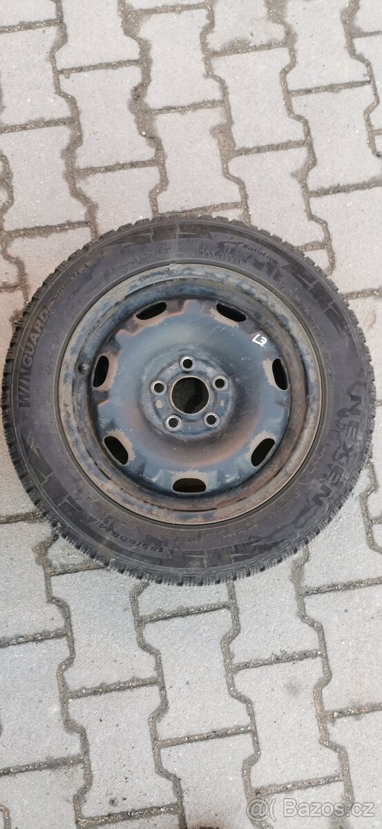 Pneu 185 60 R14 M+S včetně disků - 4