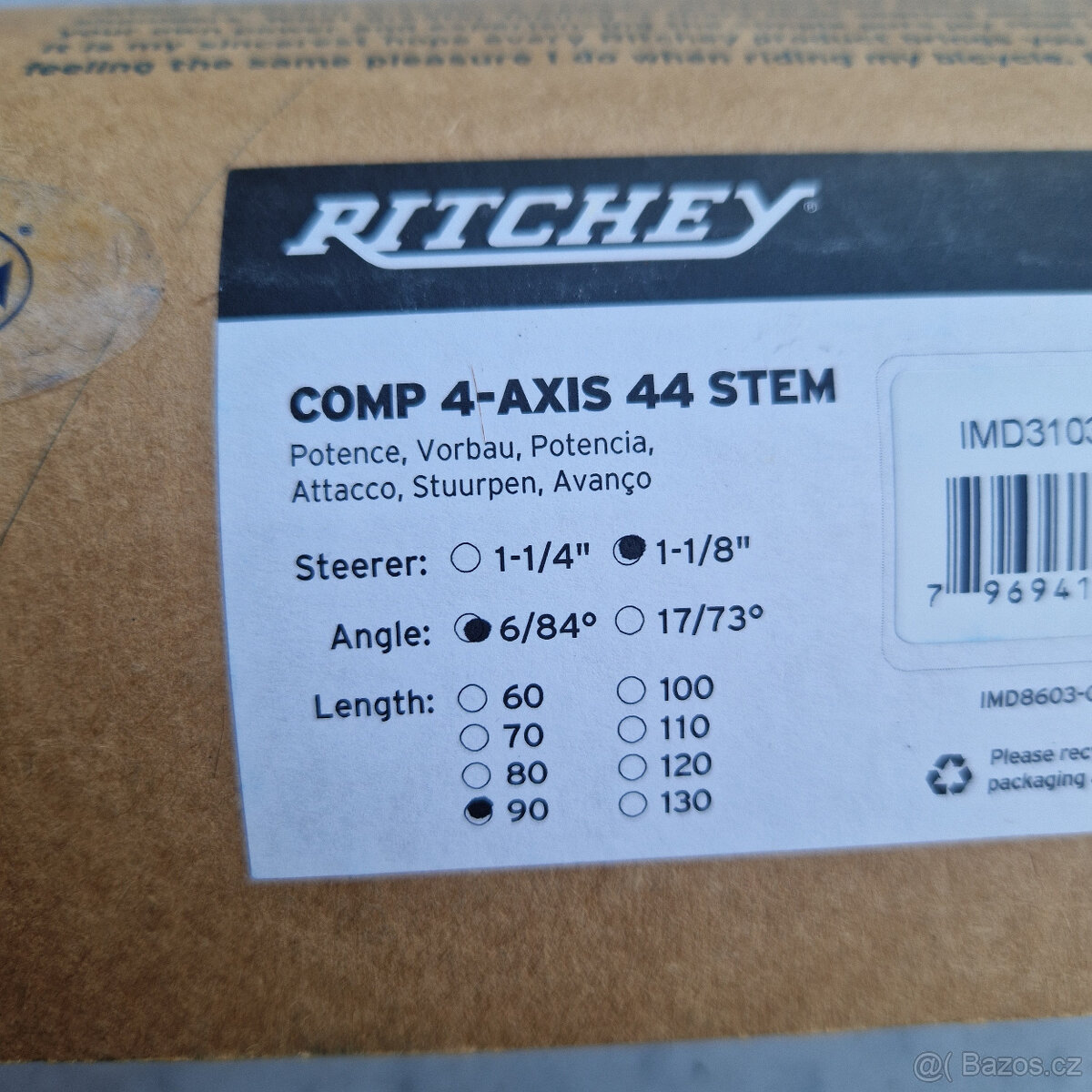 Představec Ritchey Comp 4axis-44 - 4