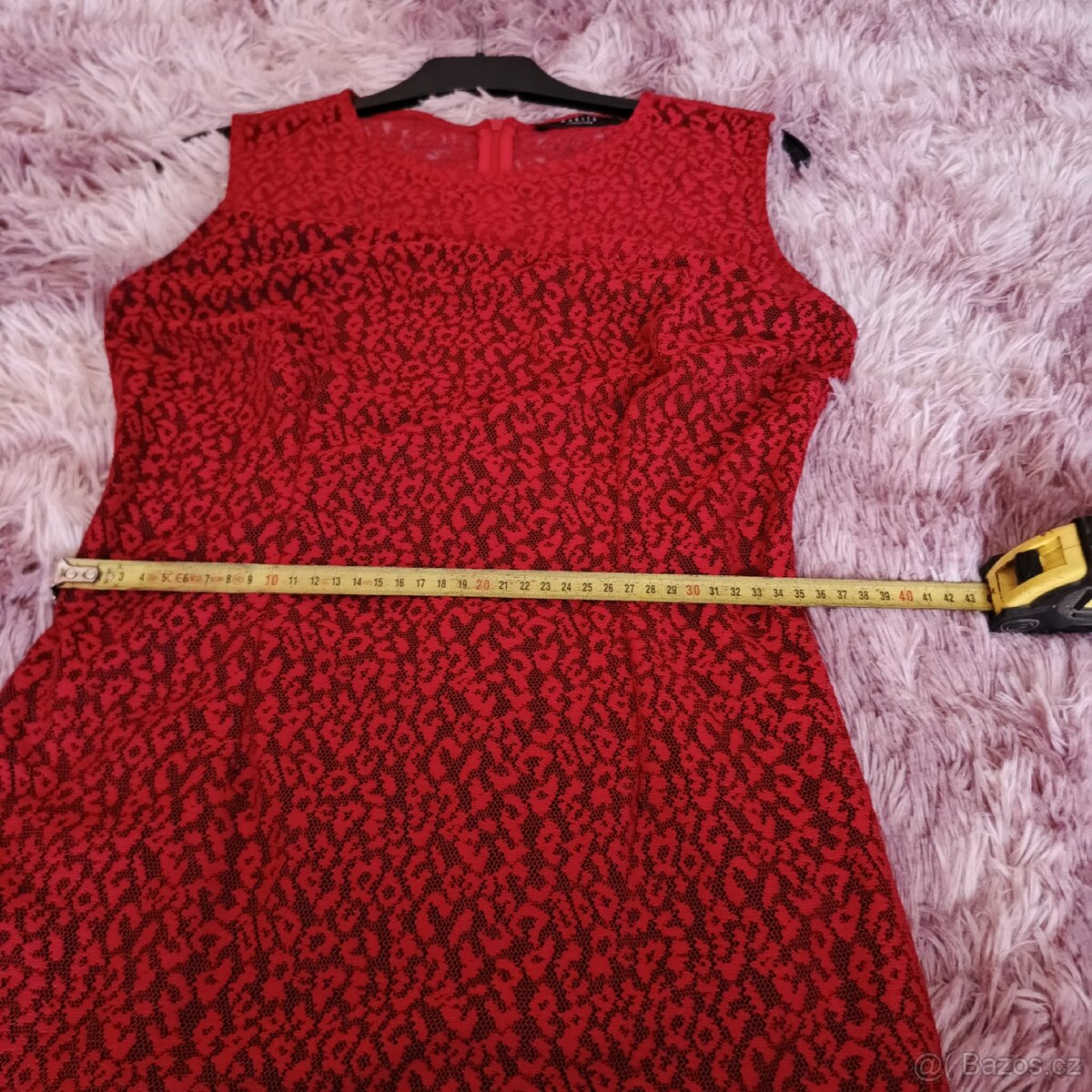 Červené šaty mohito S 36 - 4