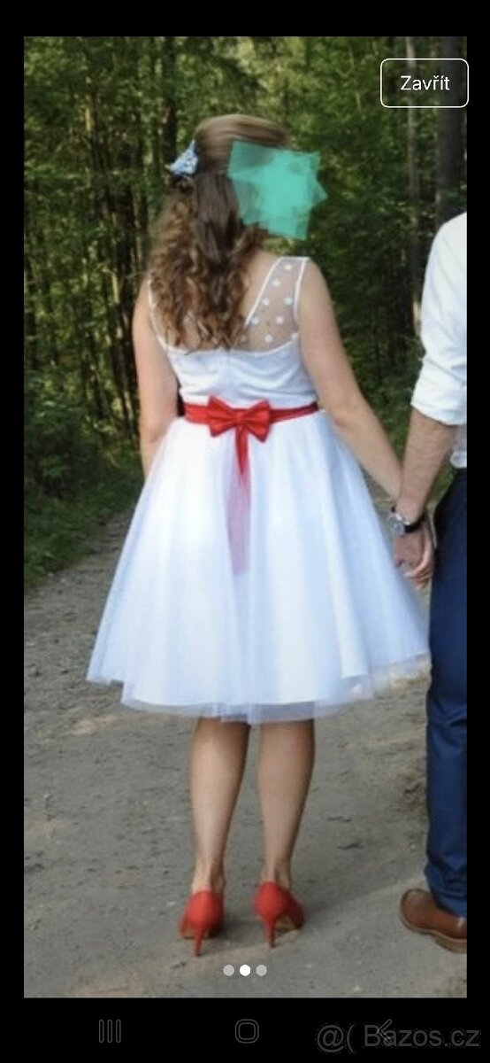 Krátké svatební šaty - 4