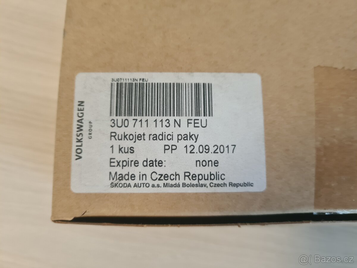 NOVÁ Řadící páka Superb 1 - Gumová 6q - ORIGINÁL - 4