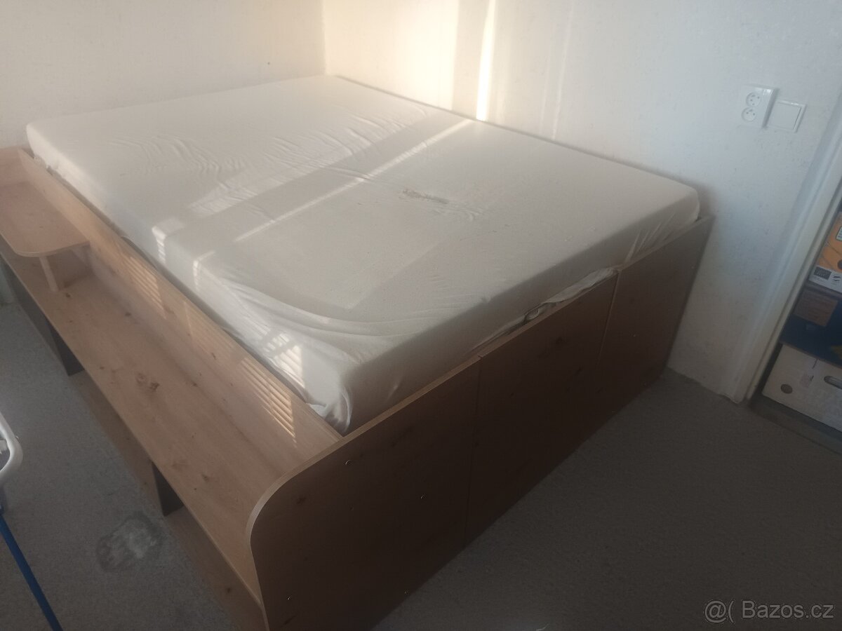 Prodám funkční rozkládací postel - 4