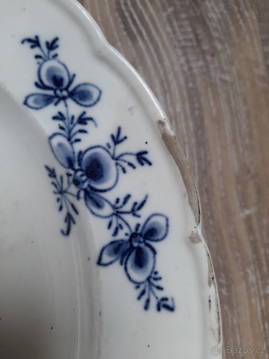 Starý talíř značený Vídeň - 4