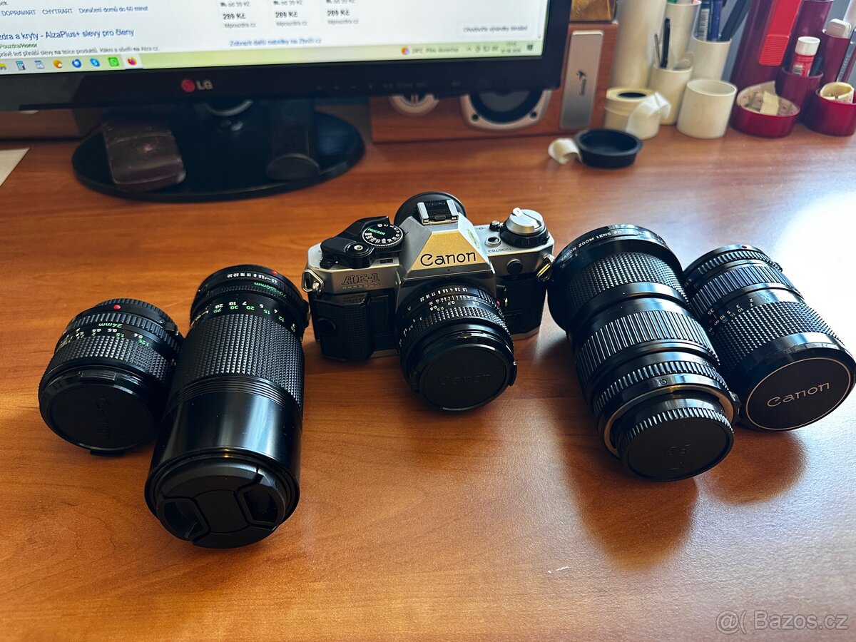 Canon AE-1 Program + set 5 objektivů + příslušenství - 4