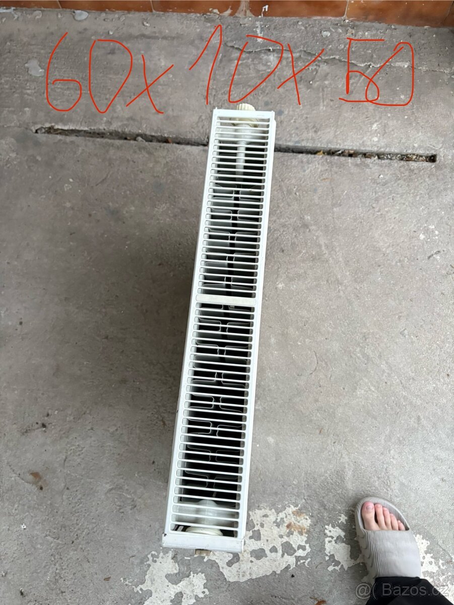 Radiátory – více kusů, různé rozměry, funkční - 4