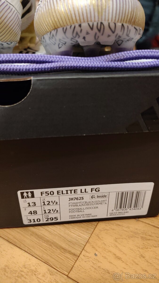 Kopačky Adidas F50 Elite Laceless FG - 4