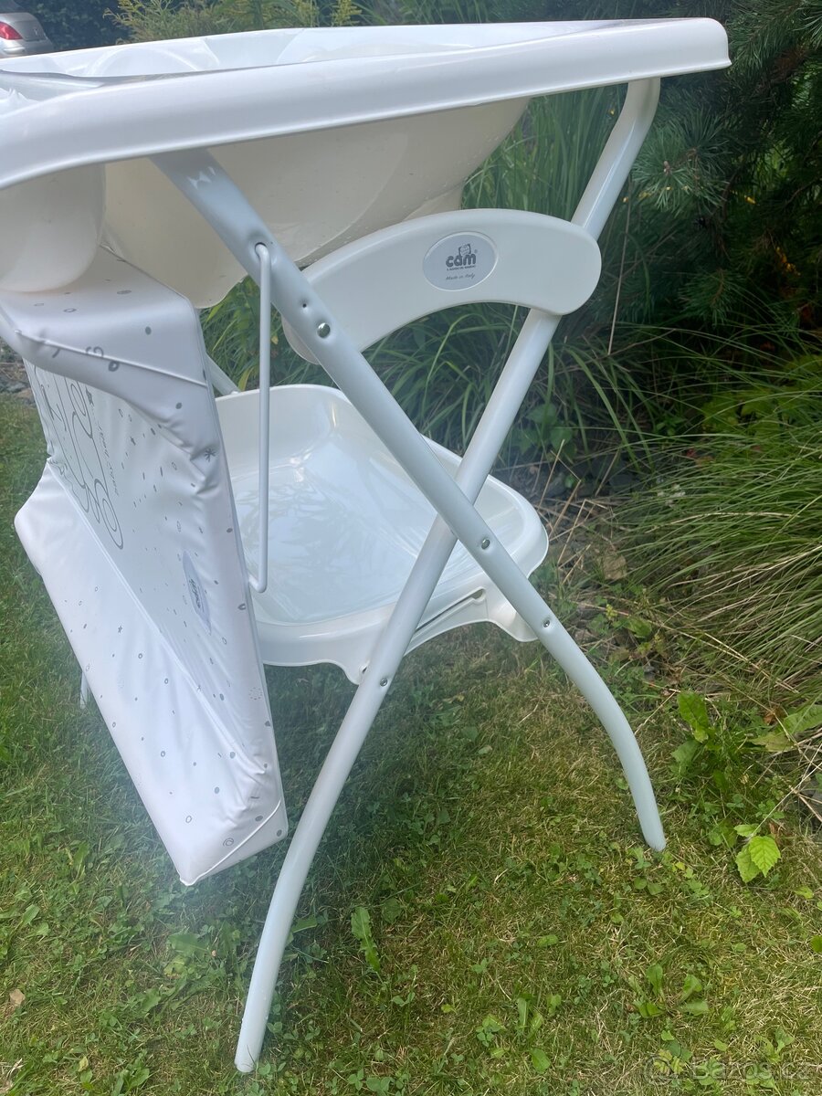 Přebalovací stolek s vaničkou Volare Cam - 4