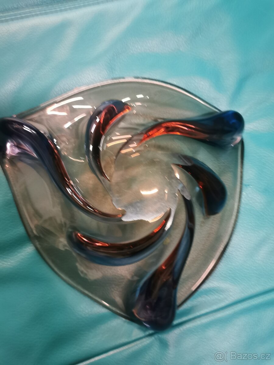 Mísa, hutní sklo. - 4