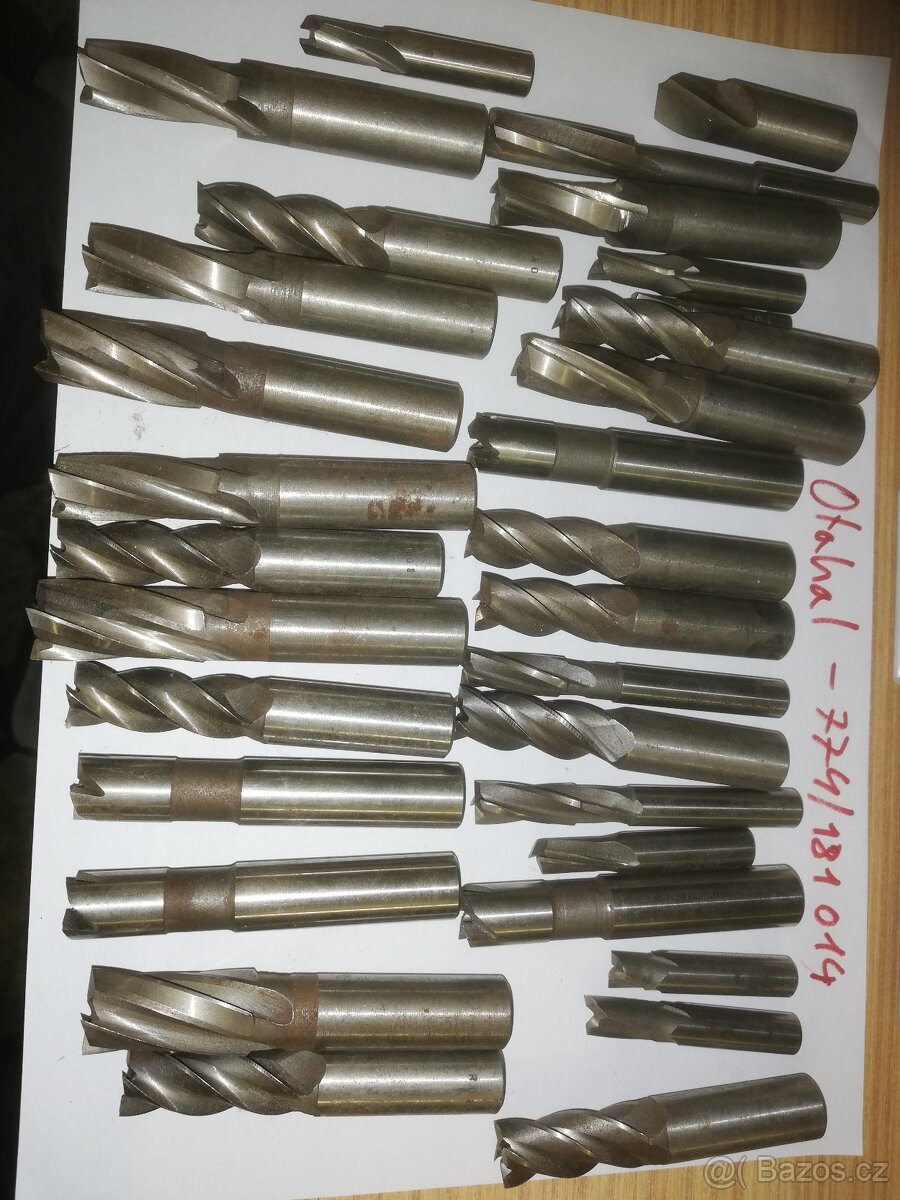 Válcové frézy, NOVĚ NABROUŠENÉ - 4