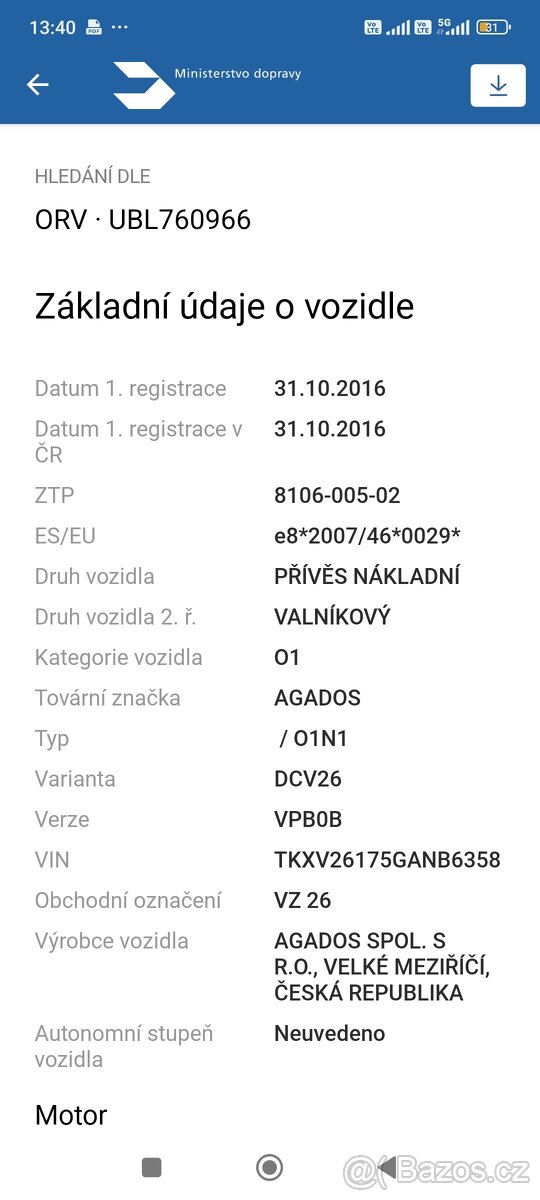 Přívěs na motorku - 4