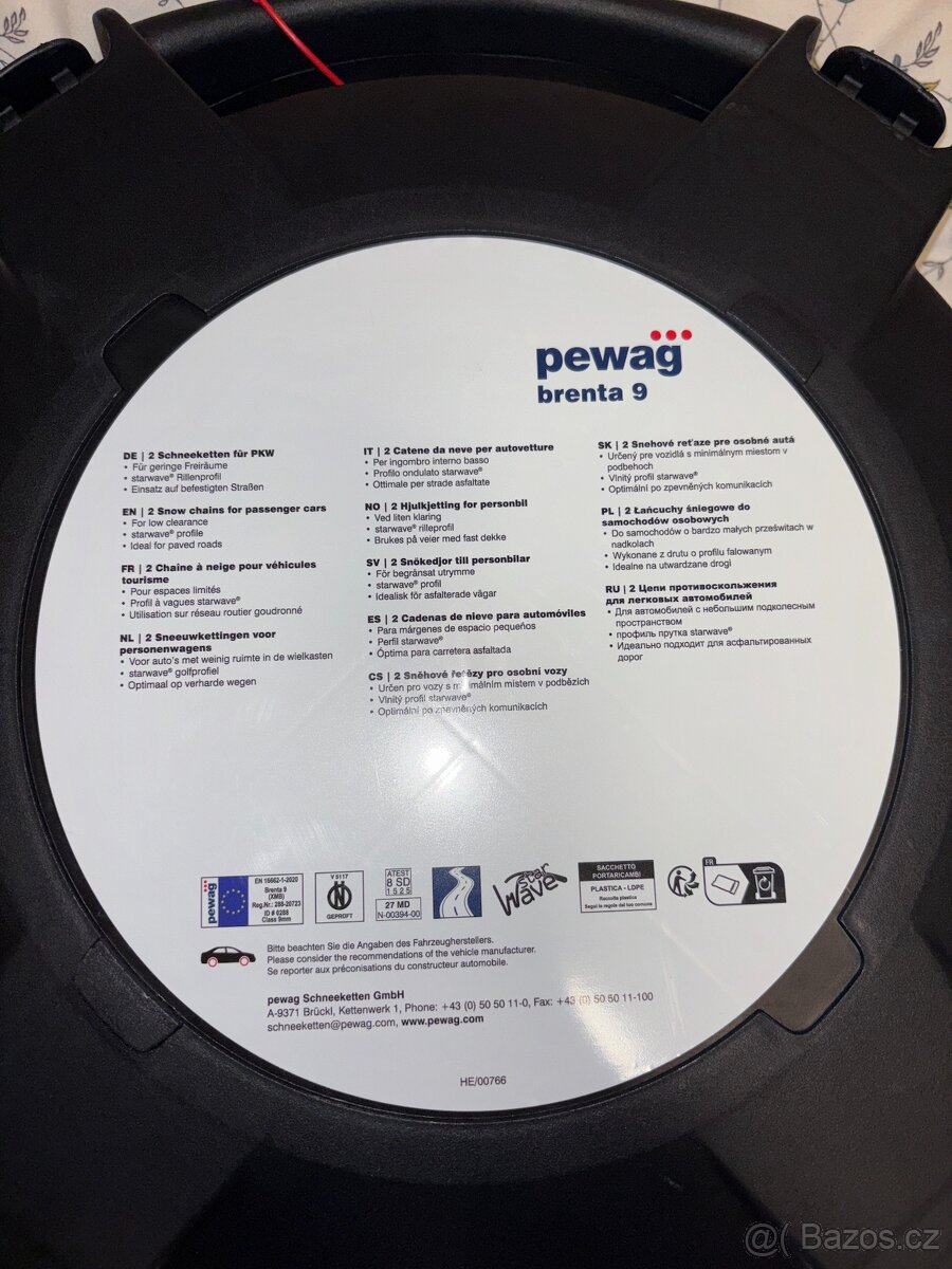 Sněhové řetězy Pewag Brenta 9 - NEPOUŽITÉ - 4