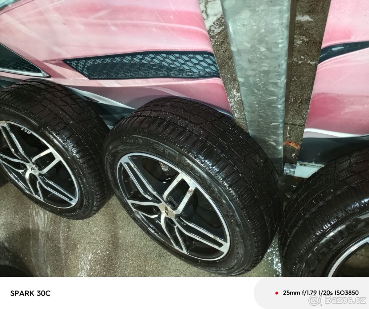 5x112r17 zánovní zimní pneu - 4