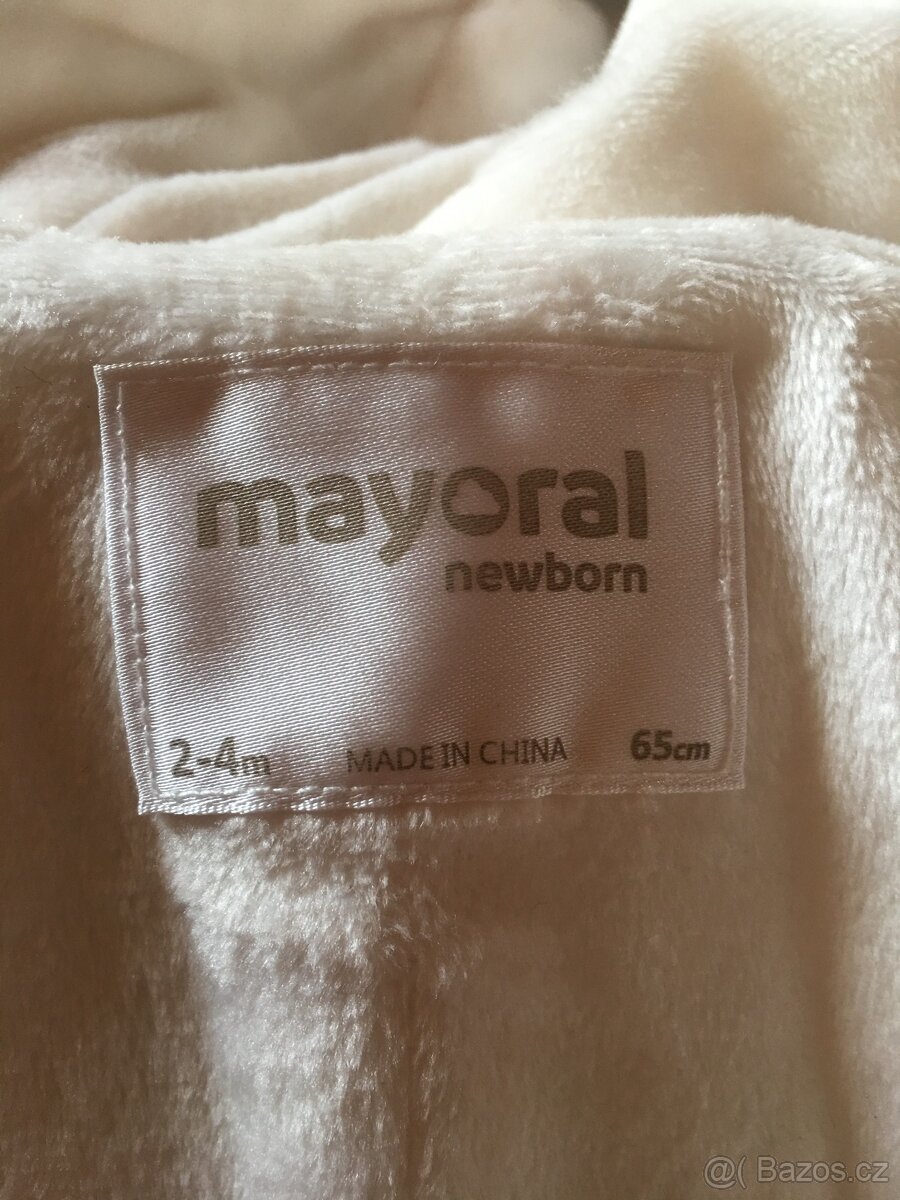 Detsky zimni overal znacky Mayoral olivova barva 65cm - 4