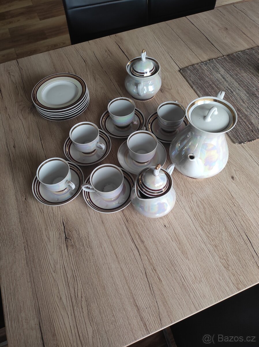 Porcelánový čajový servis - 4