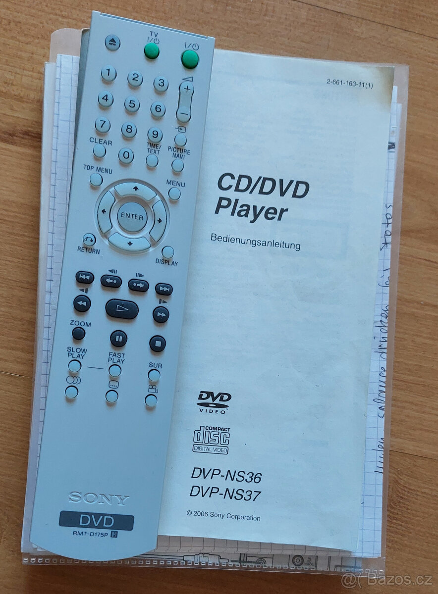 CD/DVD Sony DVP-NS36+DO+manuál - 4