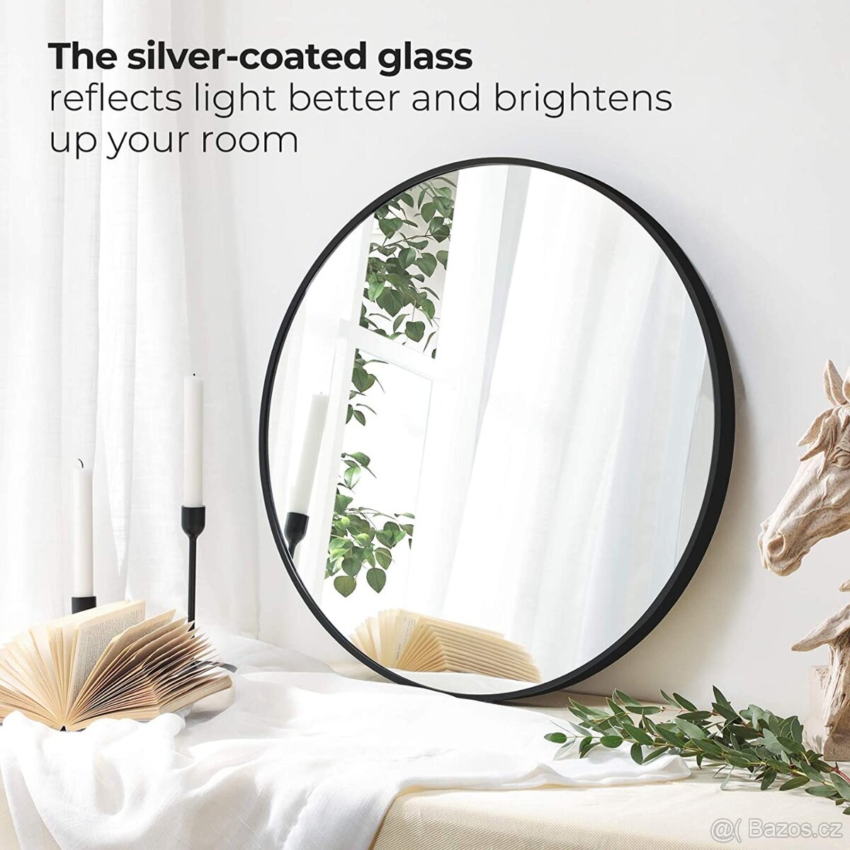 NOVÉ ZRCADLO - PRŮMĚR 61CM - 4