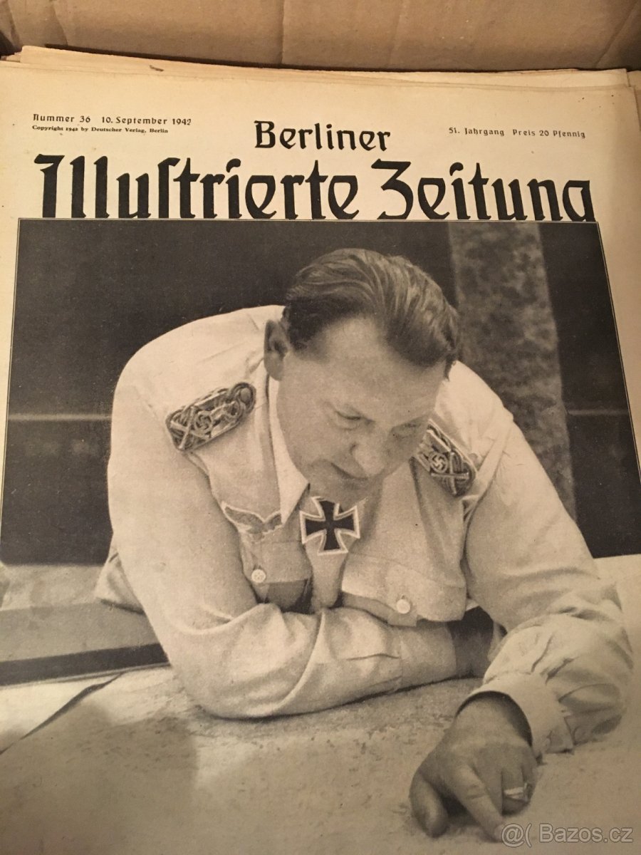 Unikátní sbírka Německých válečných novin z 2sv. 110 ks - 4