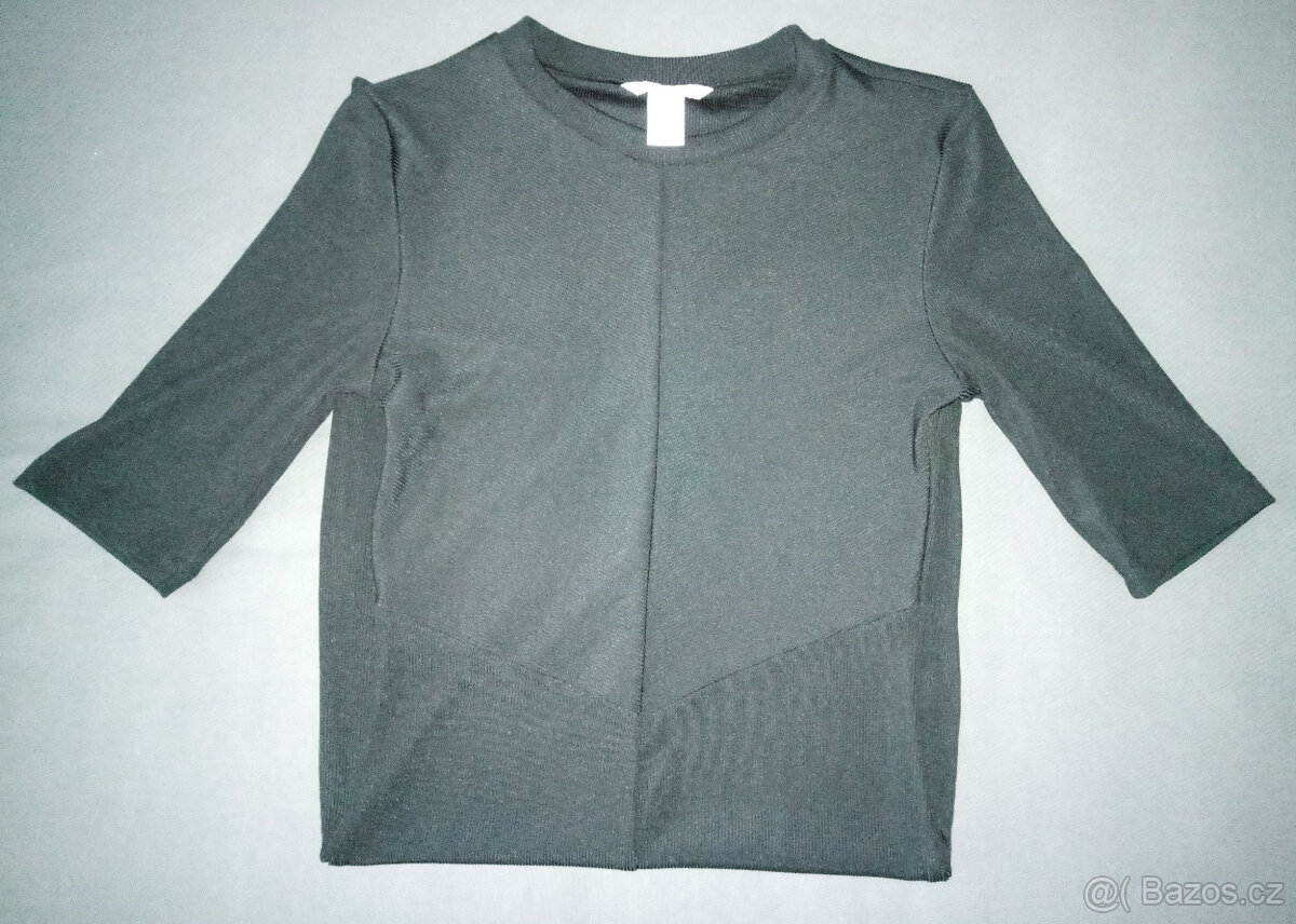 Černé pouzdrové elastické šaty vel. S - H&M - 4