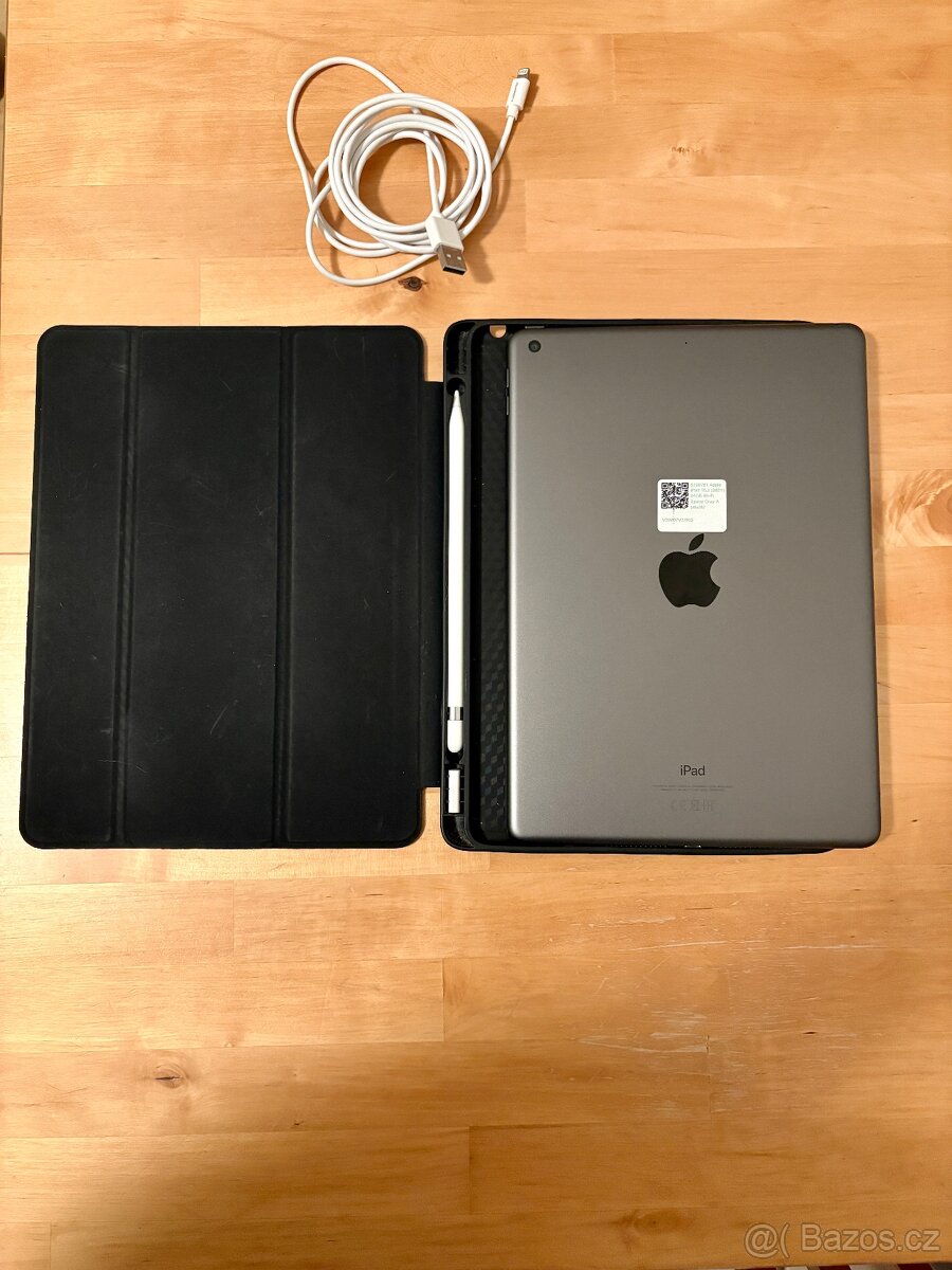 iPad 9. generace 64GB + Apple Pencil 2 + nový kabel + obal - 4