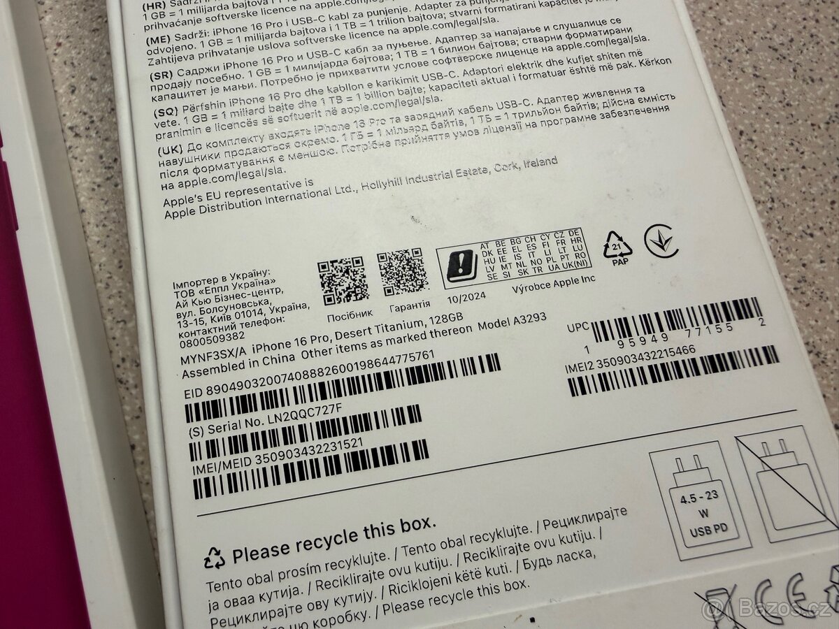 Apple iPhone 16 Pro 128GB Desert Titanium + kryt s MagSafe - 4