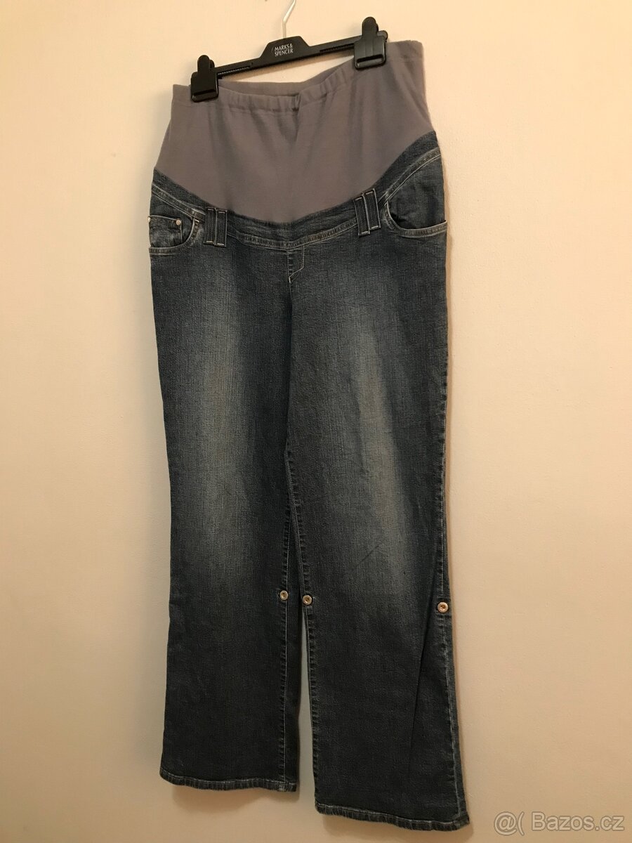 Těhotenské rifle vel.XL - 4